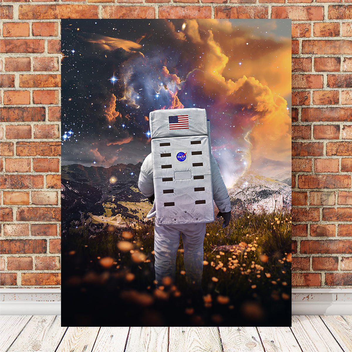Stunning Astro Flower Canvas Art for Striking Wall Decor