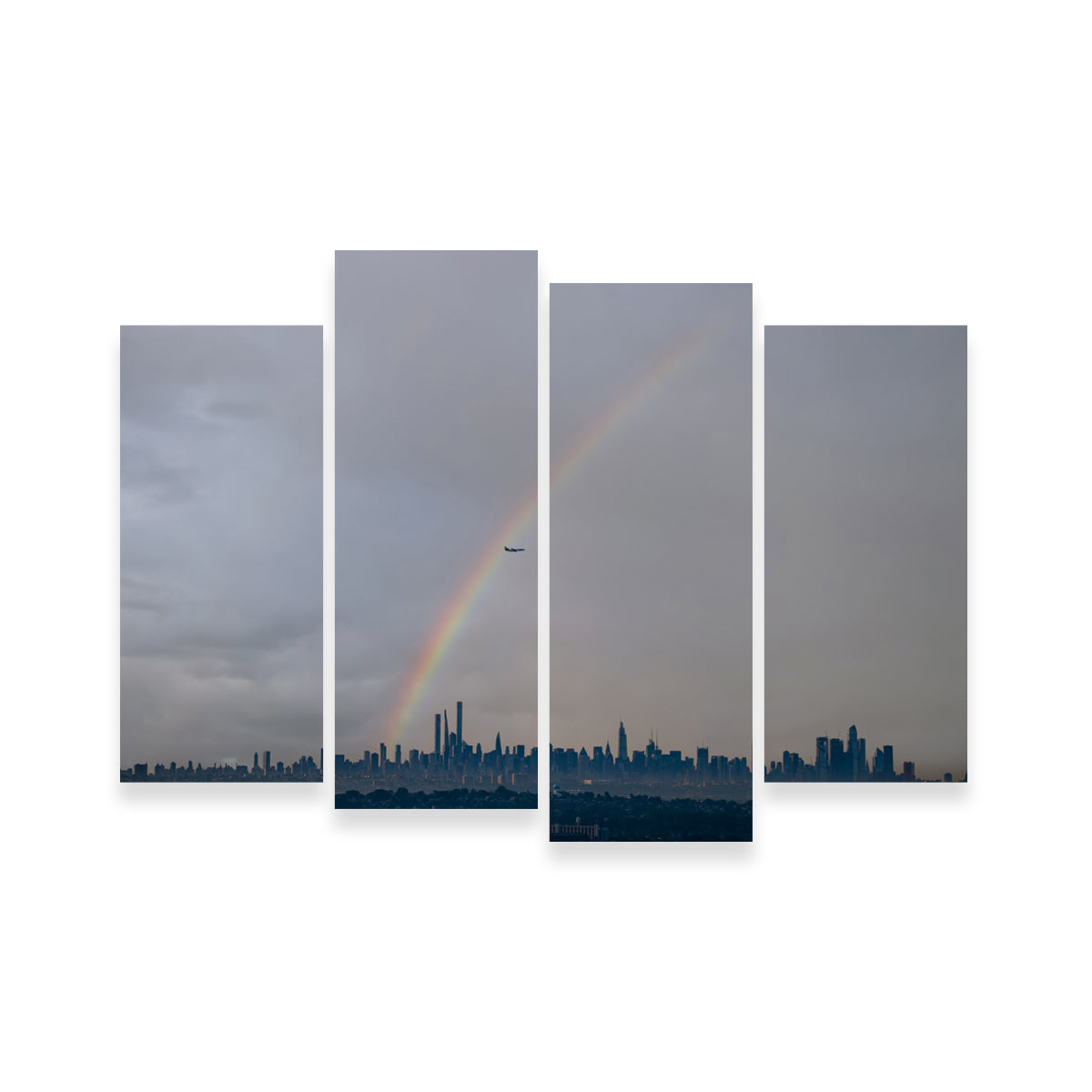 Stunning NYC Rainbow 2 Wall Art by Dennis Maida
