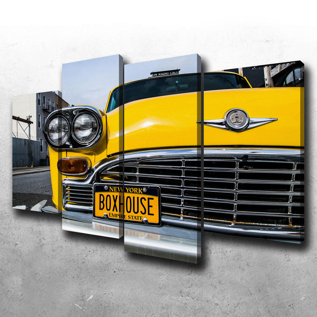Stunning NY Cab Wall Art by Dennis Maida