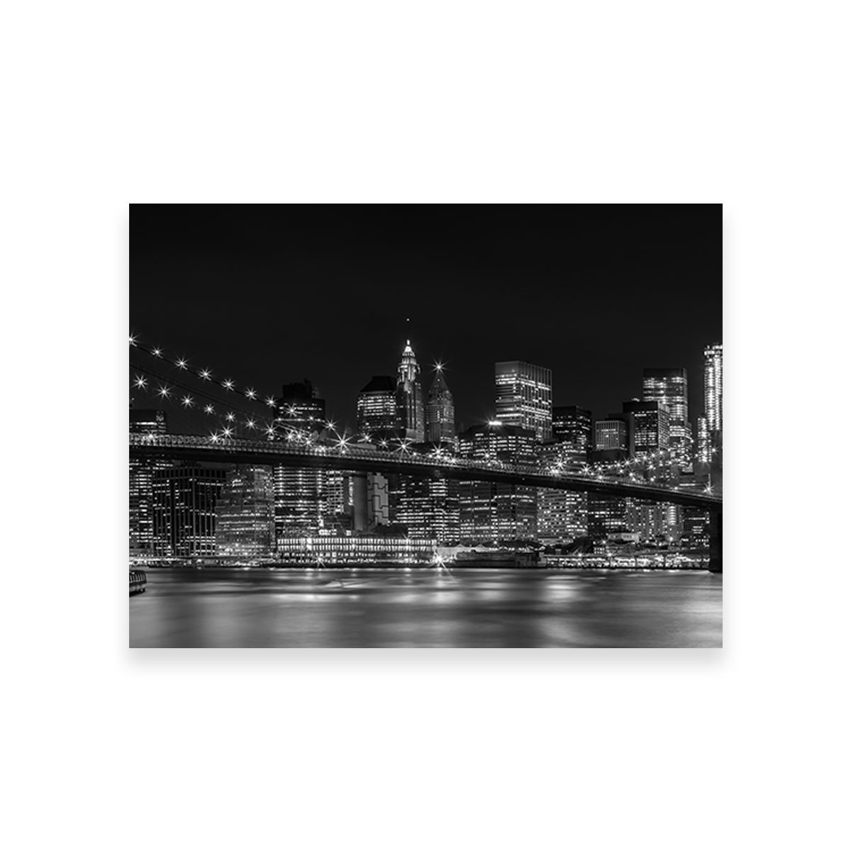NYC Nightly Impressions - Stunning Panoramic Wall Art by Melanie Viola