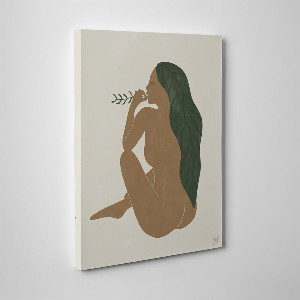 Stunning Beauty Seated Wall Art by Birch & Ink Sisters