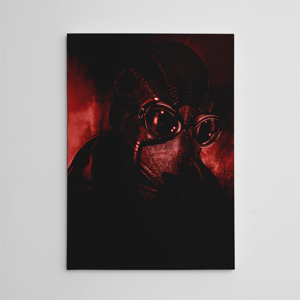 Exquisite Noir In Red Wall Art by Andy Brackpool