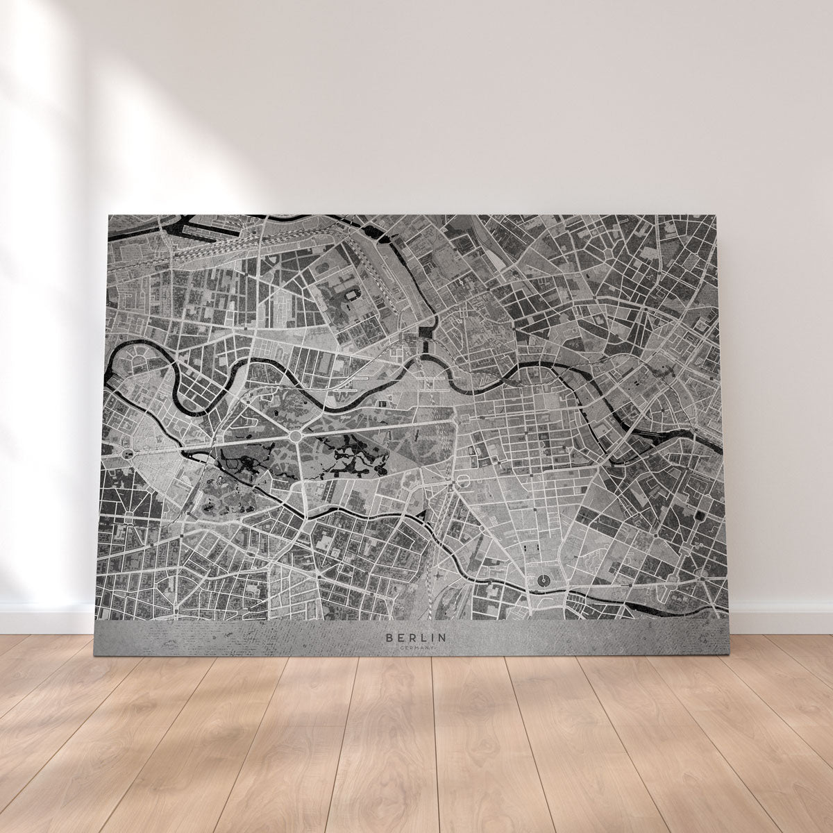 Exquisite Berlin Map 2 Wall Art for Your Home Decor