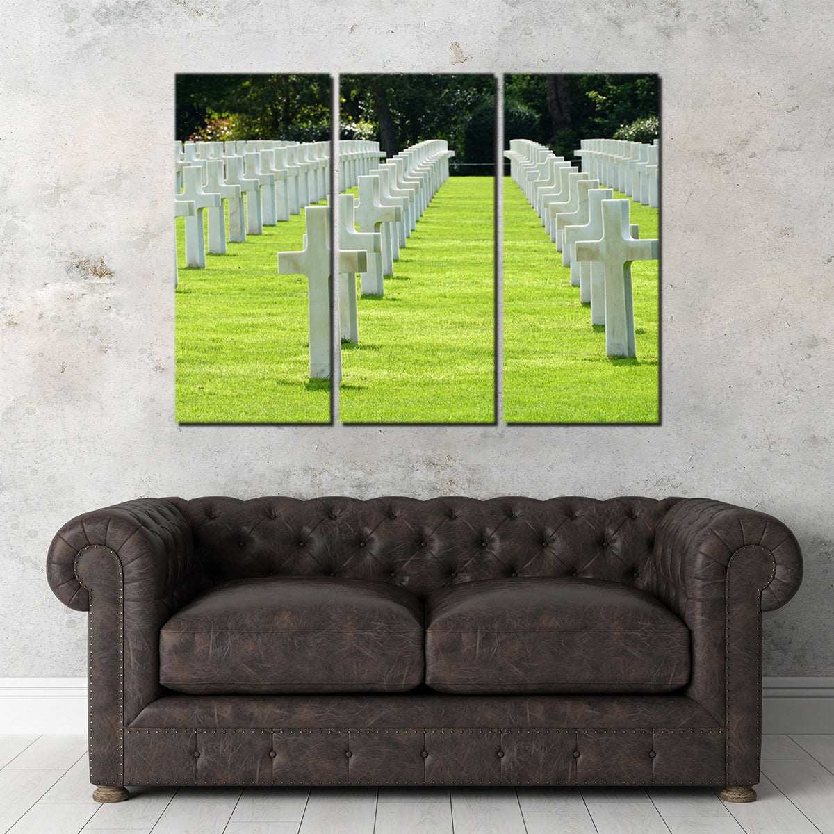 Normandy American Military Cemetery Stunning Wall Art by David Campbell