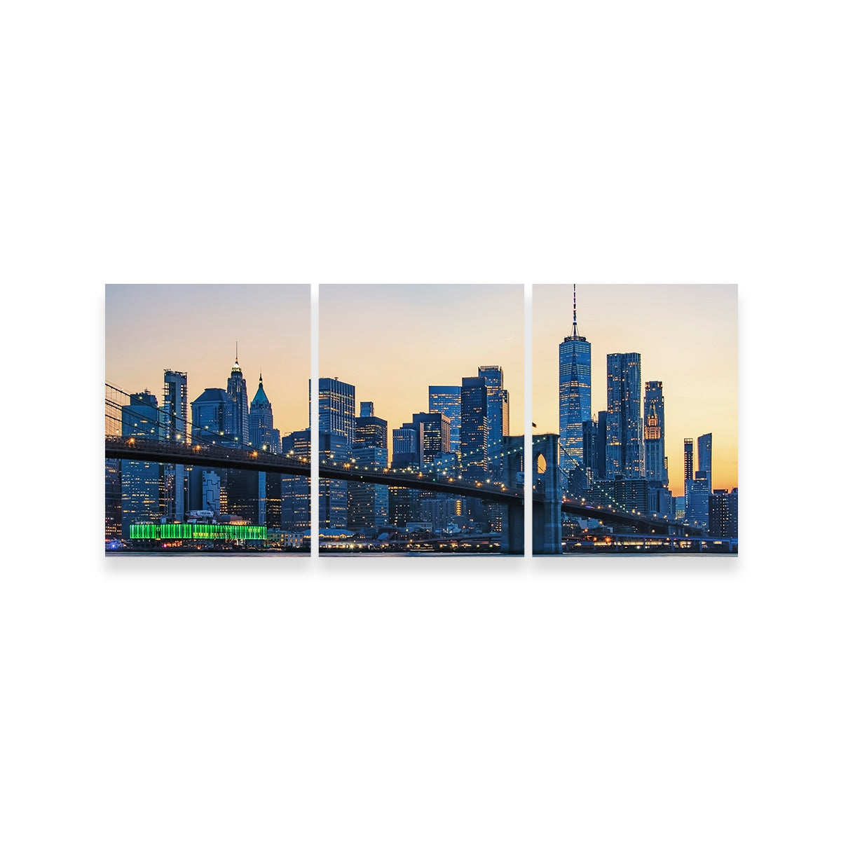 Gorgeous New York Sunset Wall Art for Stunning Home Decor