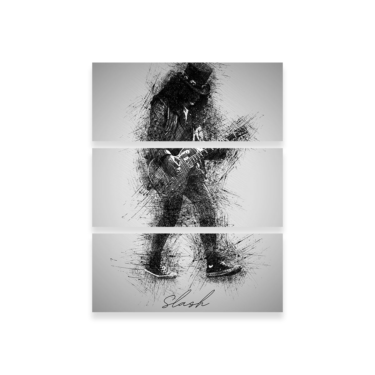 Stunning Slash Sketch Wall Art for Modern Interiors