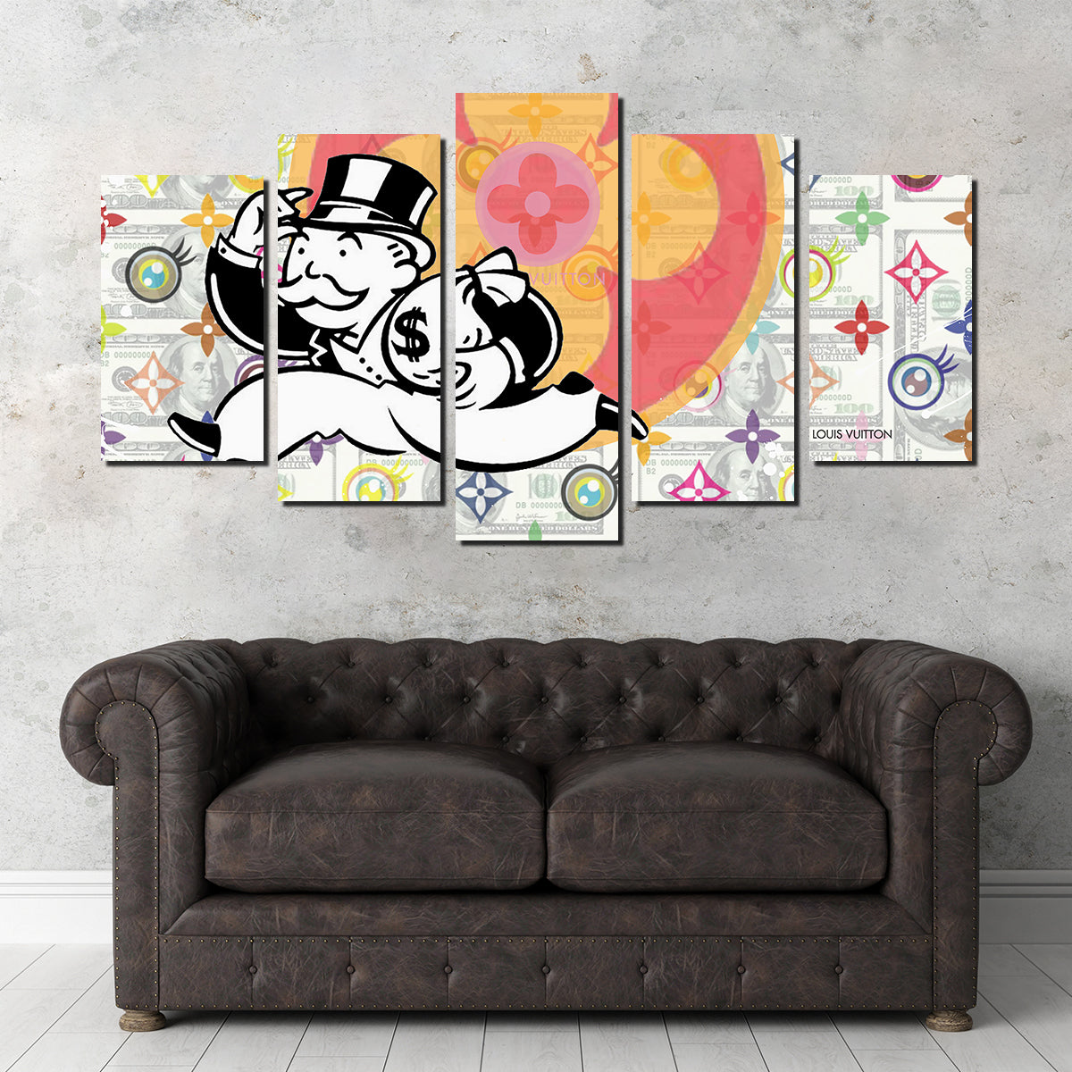 Unique Money Bag Boy Wall Art by TJ - Ideal for Home Decor