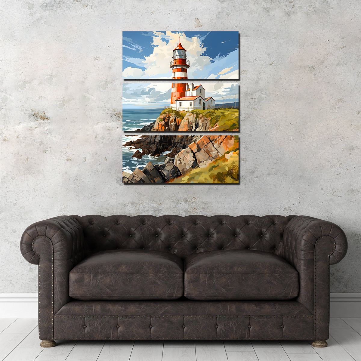 Norway Tranoy Lighthouse Wall Art - High - Quality Sustainable Canvas Print