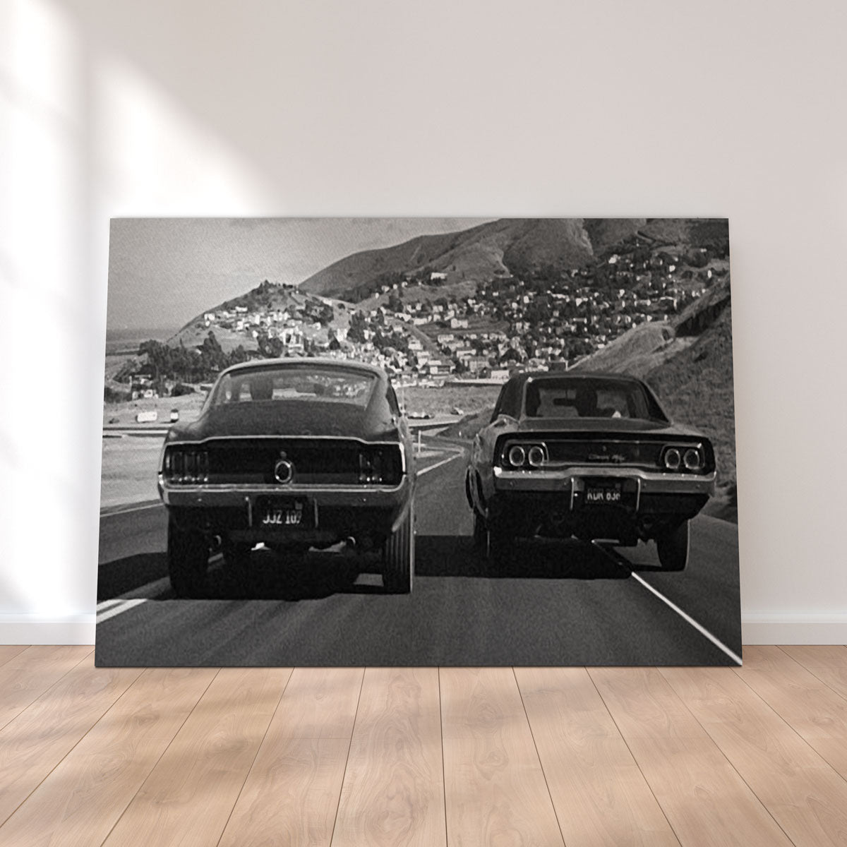 Stunning Car Chase Bullitt Wall Art for Your Home Decor