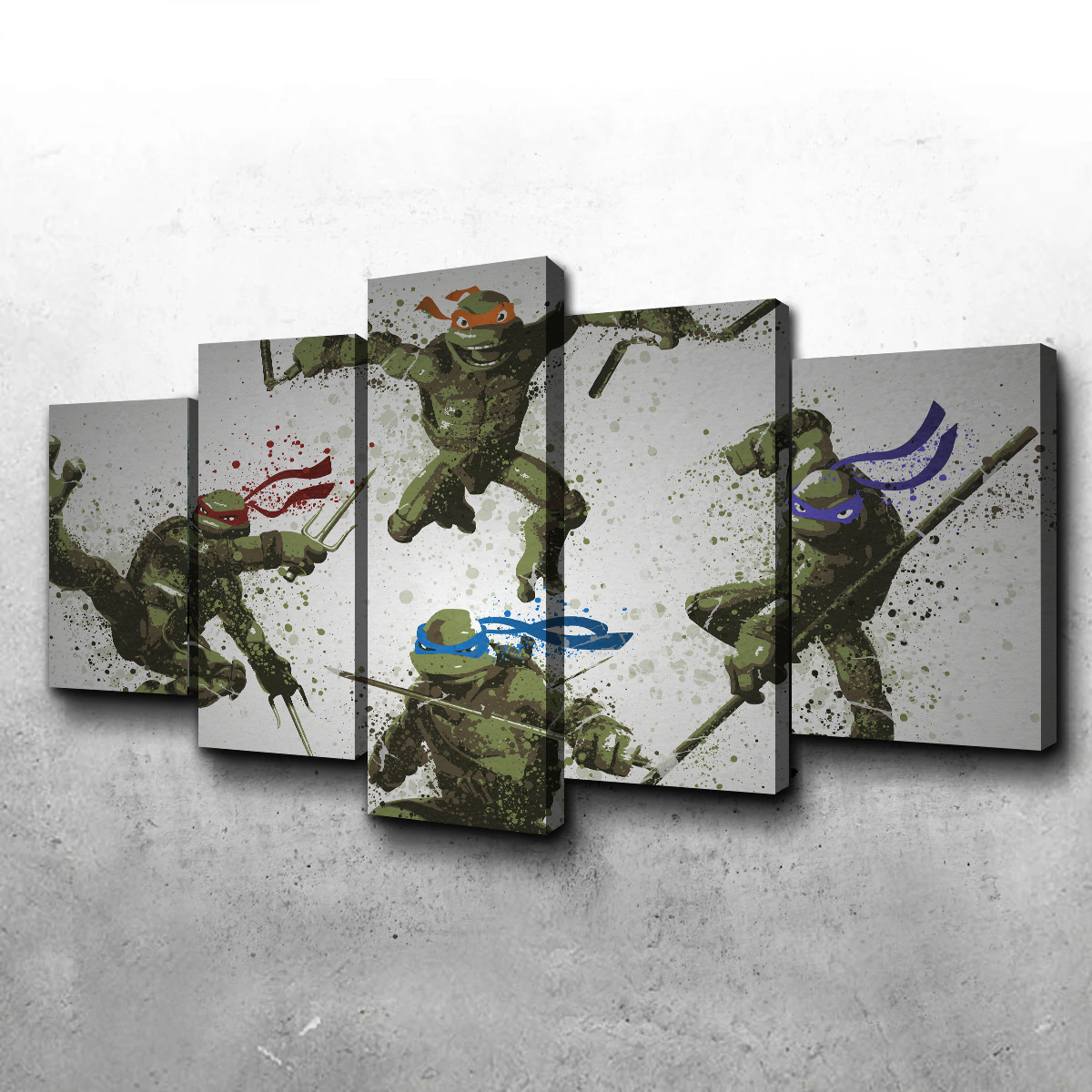 Stunning Heroes In a Half Shell Wall Art for Your Home Decor