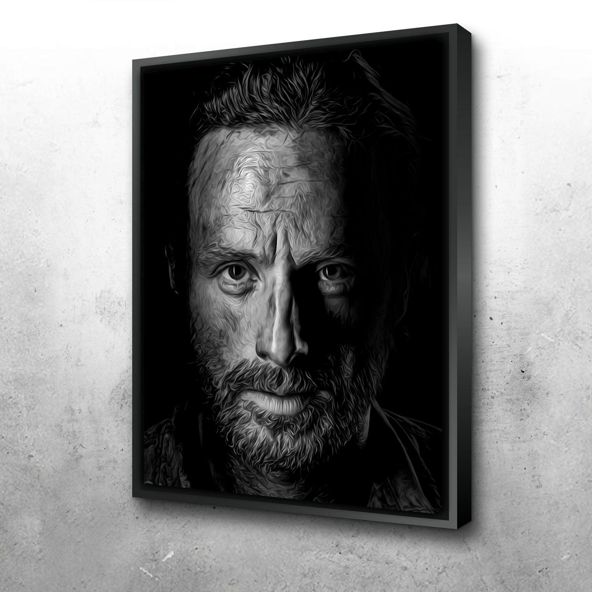 The Walking Dead Portrait Wall Art - High - Quality Museum Canvas