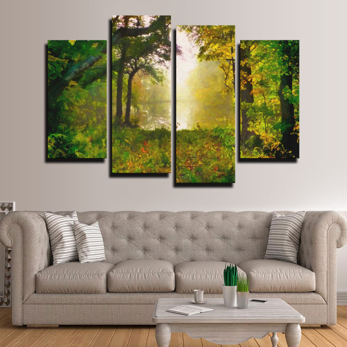 Enchanting Misty Morning Wall Art by Denise Dundon