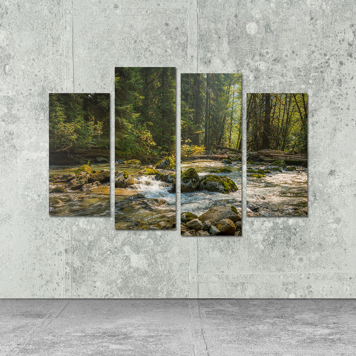 Stunning Cascade River Wall Art by Kyle Sherry