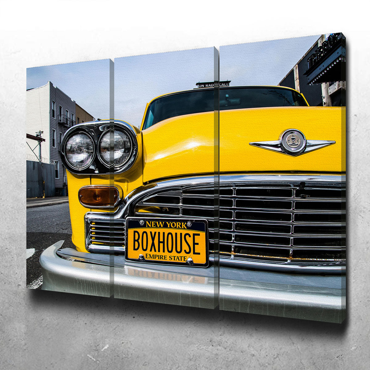 Stunning NY Cab Wall Art by Dennis Maida