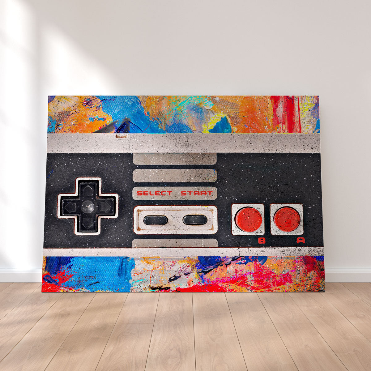 Stylish NES Controller Wall Art - Ideal Decor for Gaming Fans