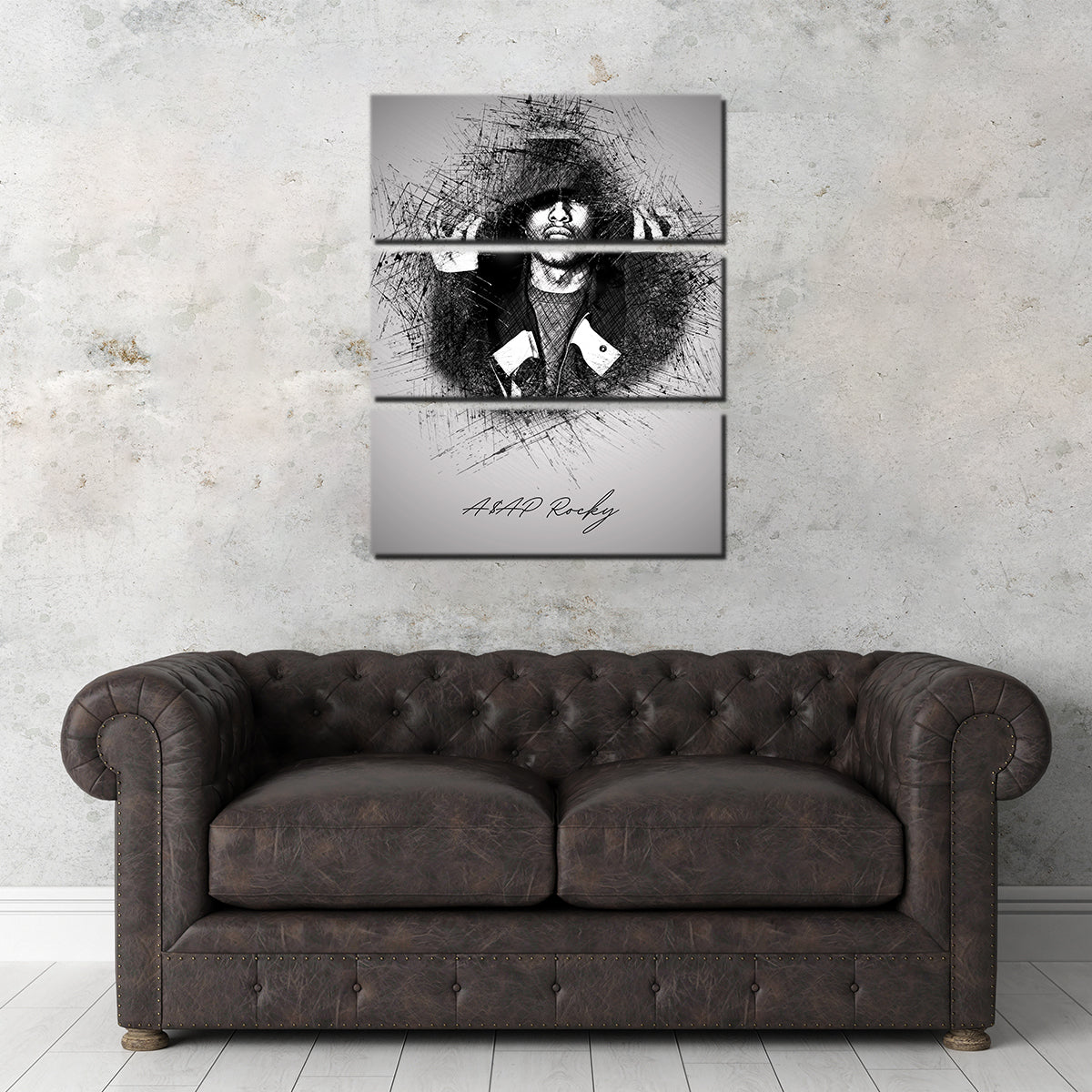 Asap Rocky Hood Stunning Wall Art - Ideal for Hip - Hop Fans