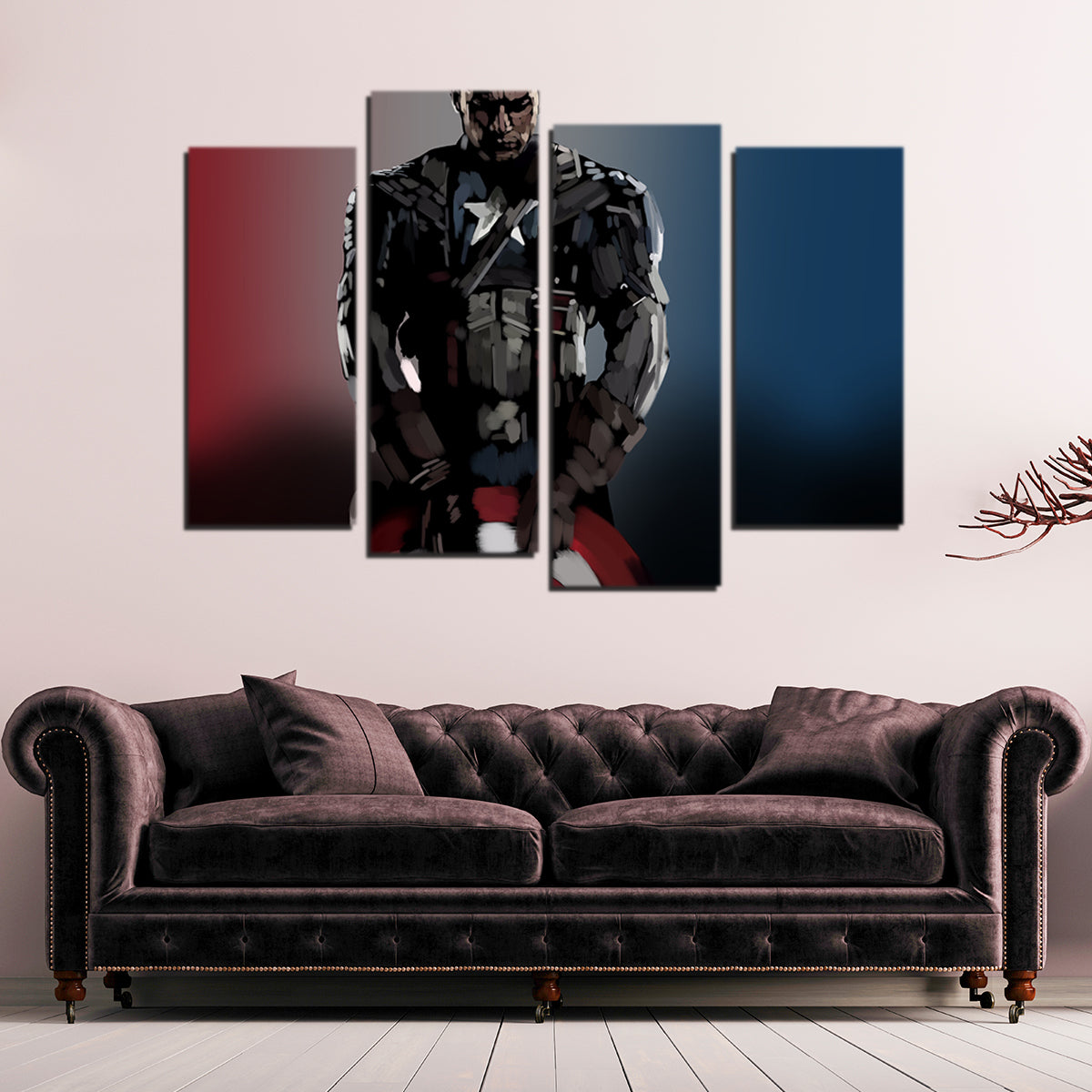 Captain America's Cap and His Shield Wall Art by Andy Brackpool