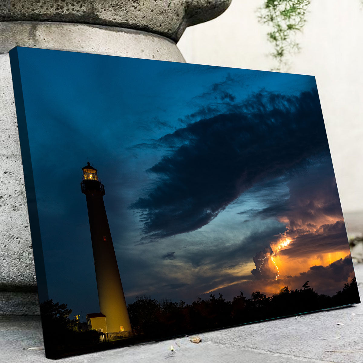 Stunning Cape May Lighthouse Wall Art by Dennis Maida