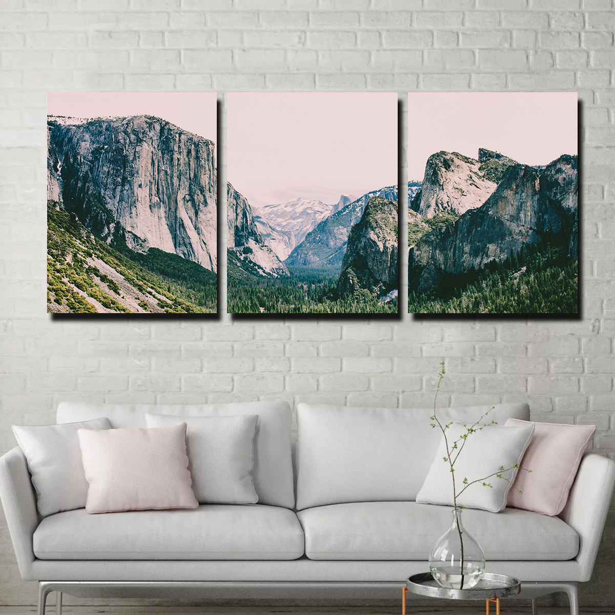 Stunning Pink Yosemite Wall Art by Kyle Sherry