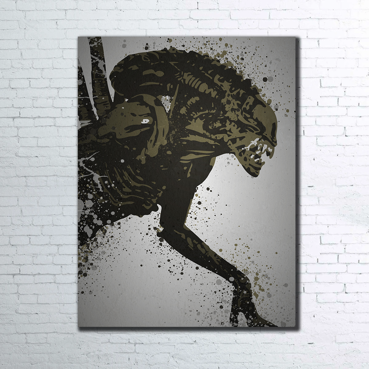 Stunning Alien Xenomorph Wall Art - Ideal for Sci - Fi Fans