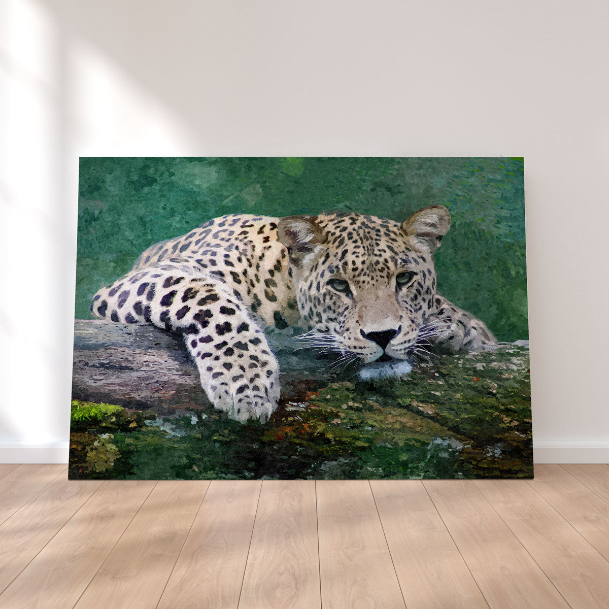 Exquisite Snow Leopard Wall Art by Denise Dundon
