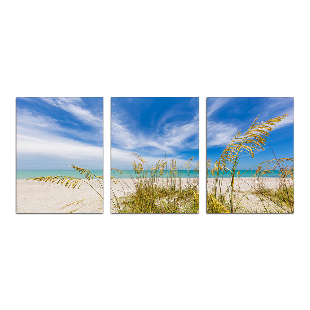 Stunning Heavenly Calmness on the Beach Wall Art for a Relaxing Ambiance