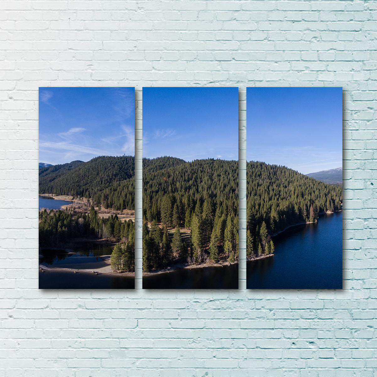Breathtaking Siskiyou Lake and Mount Shasta Wall Art for Stunning Home Decor