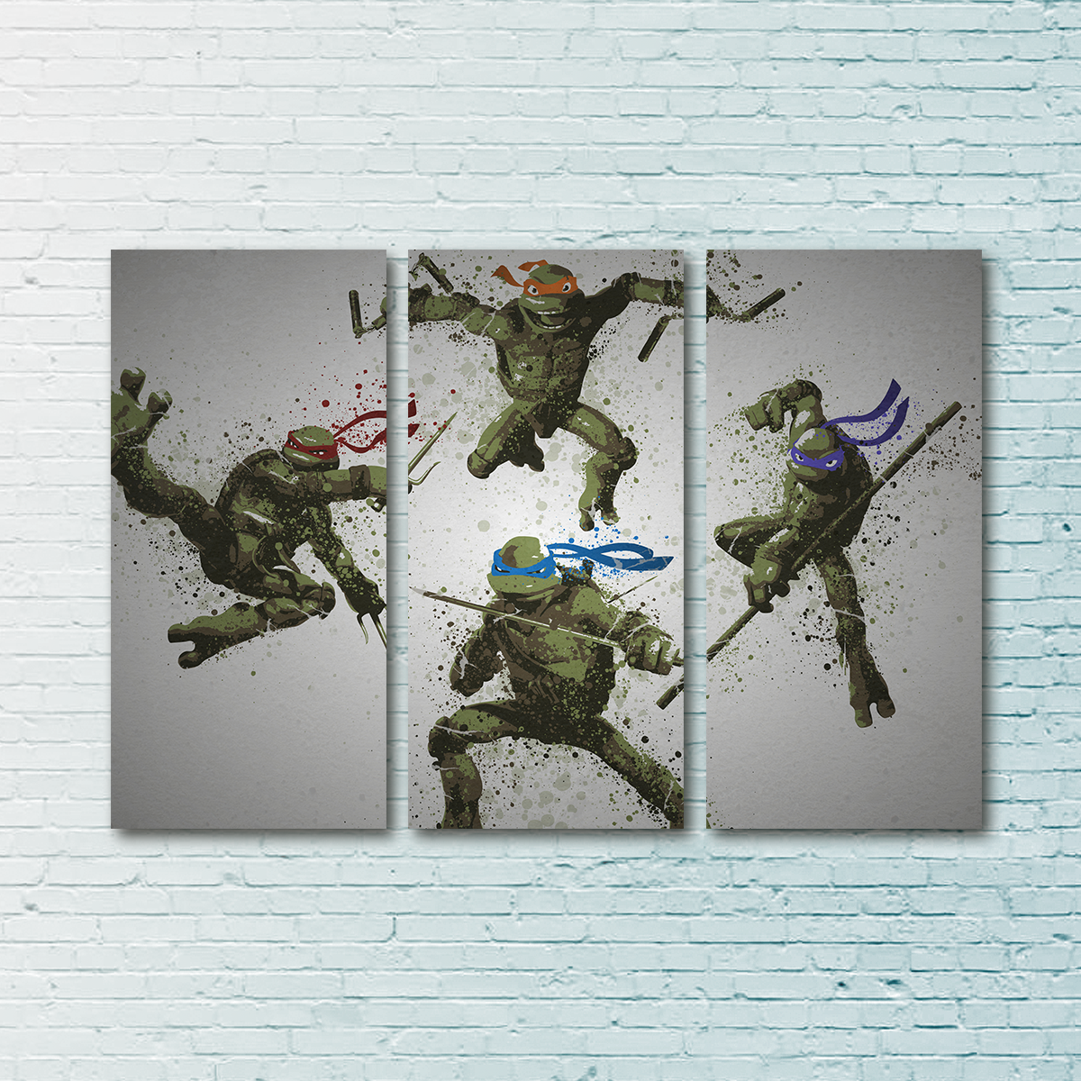Stunning Heroes In a Half Shell Wall Art for Your Home Decor