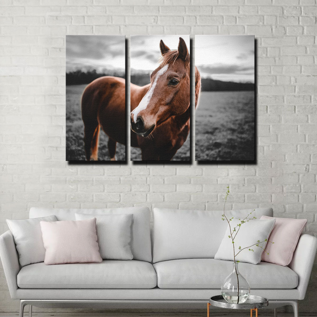 Exquisite Shining Horse Wall Art by Lucas Moore