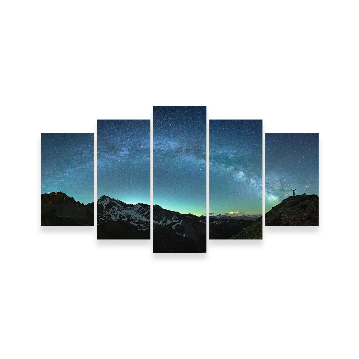 Stunning Arch of the Milky Way Rochebrune Airglow Wall Art by Jeff Graphy