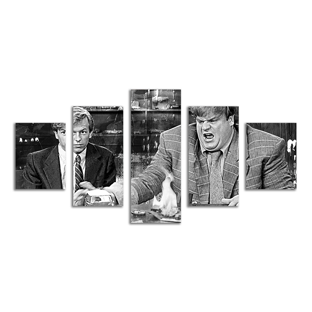 Callahan Stunning Sales Pitch Grayscale Wall Art for Home Decor