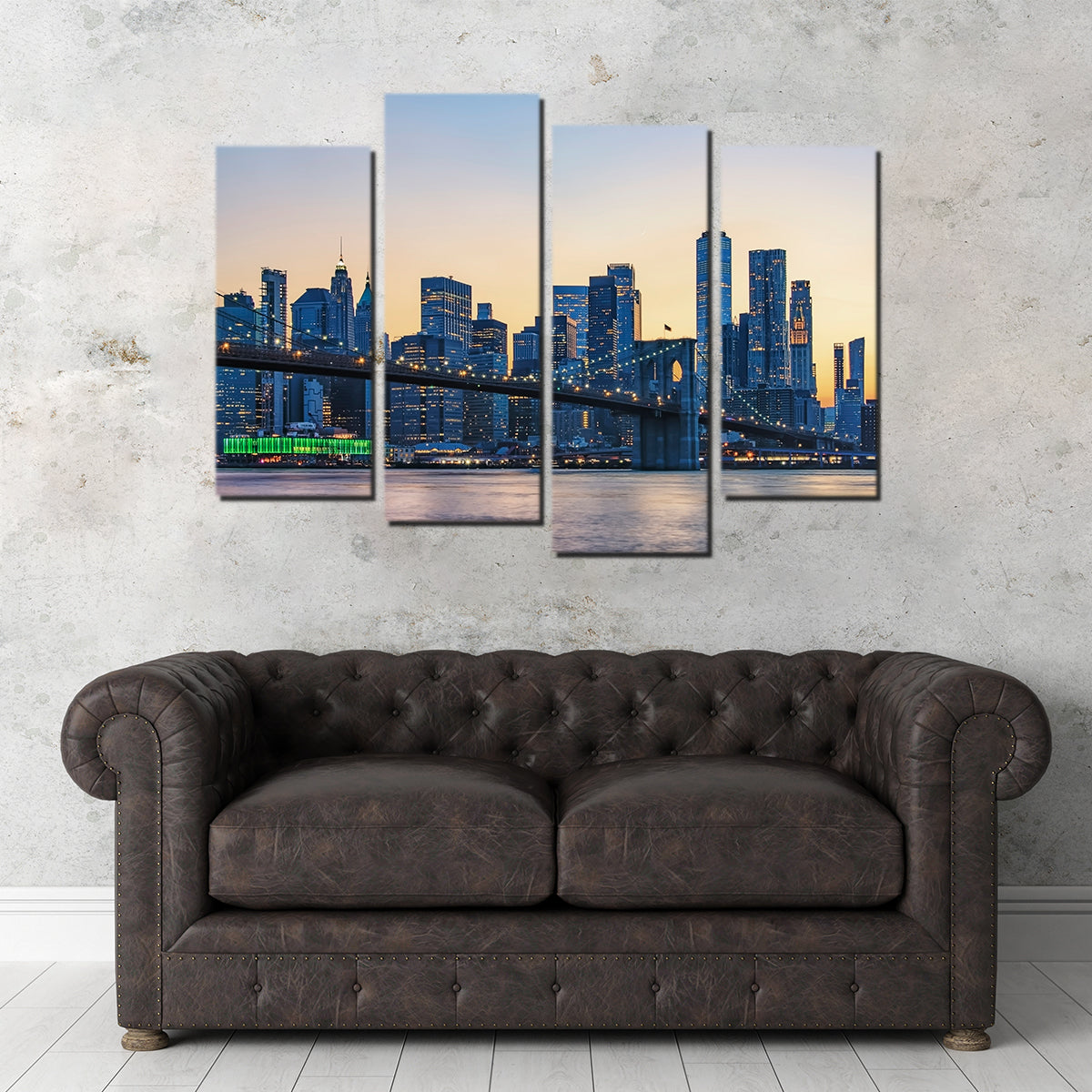 Gorgeous New York Sunset Wall Art for Stunning Home Decor