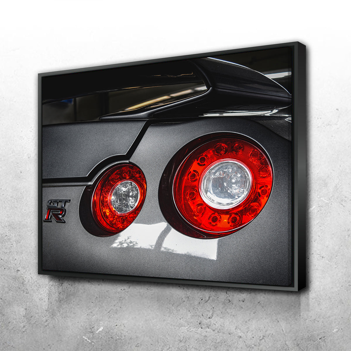 Stunning Nissan GTR Taillight Wall Art by George Sorin