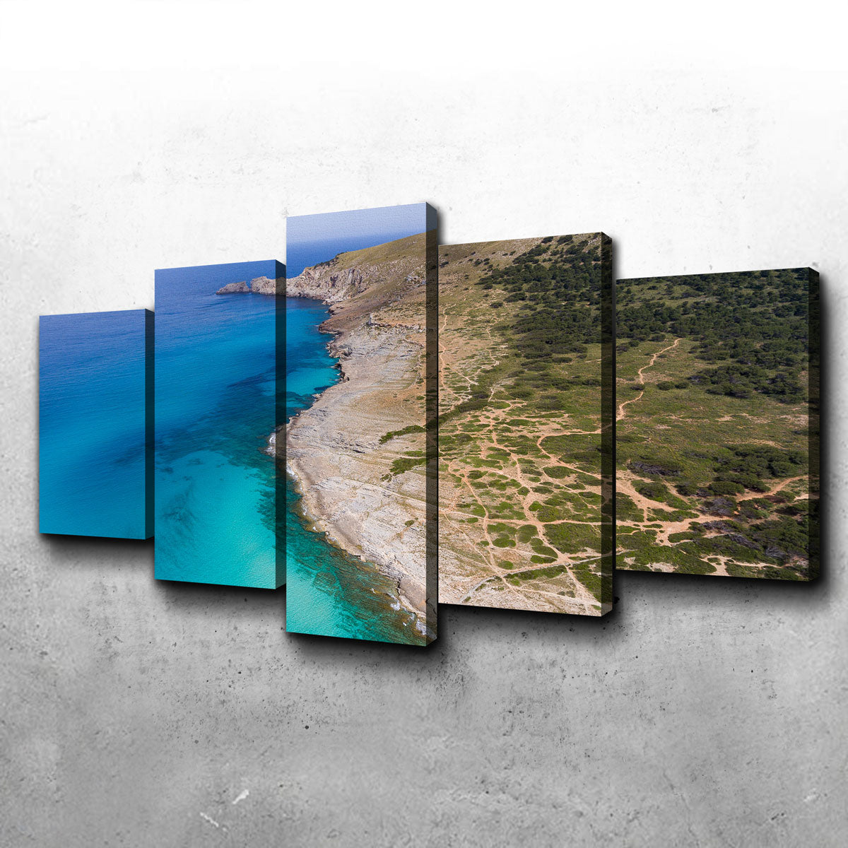 Exquisite Hill and Sea Wall Art by Karolis Janulis