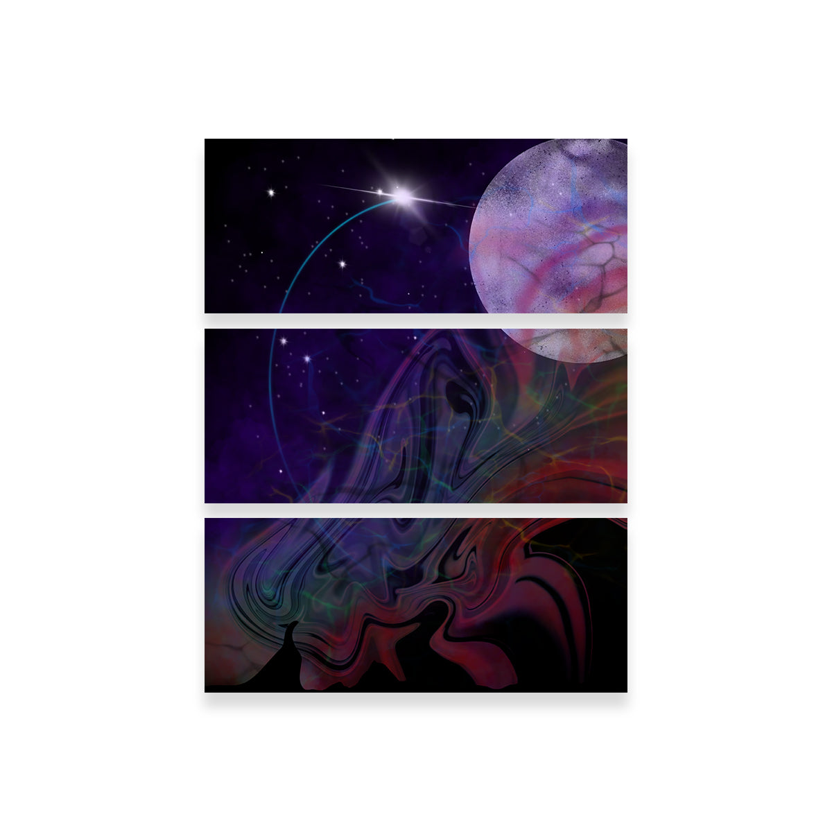 Exquisite Nebula Wall Art by JPS Darko Art
