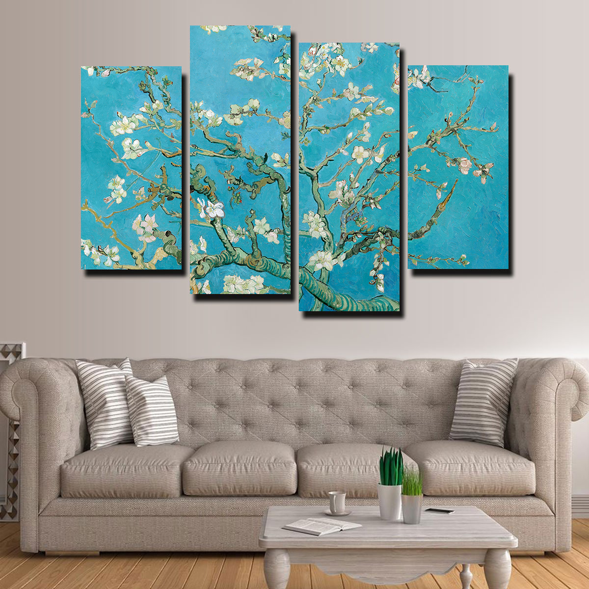 Stunning Amandelbloesem Wall Art Inspired by Vincent van Gogh