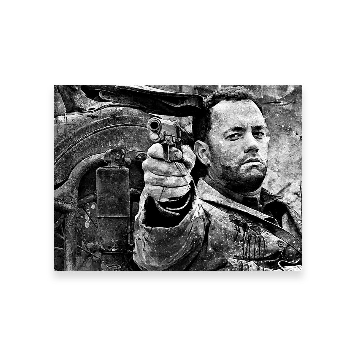 Captain Miller High - Quality Grayscale Wall Art for Stunning Home Decor
