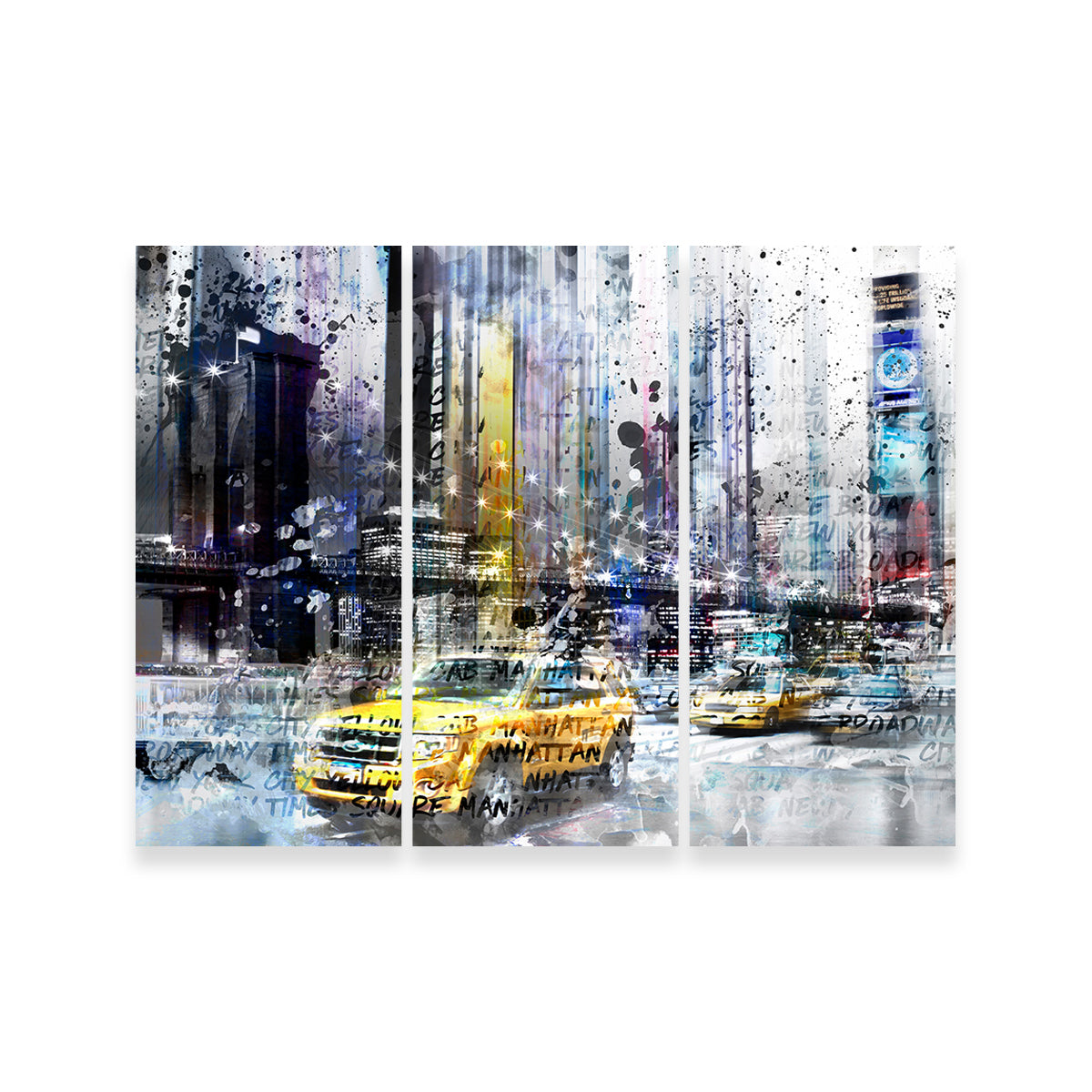 Stunning NYC Collage Wall Art by Melanie Viola