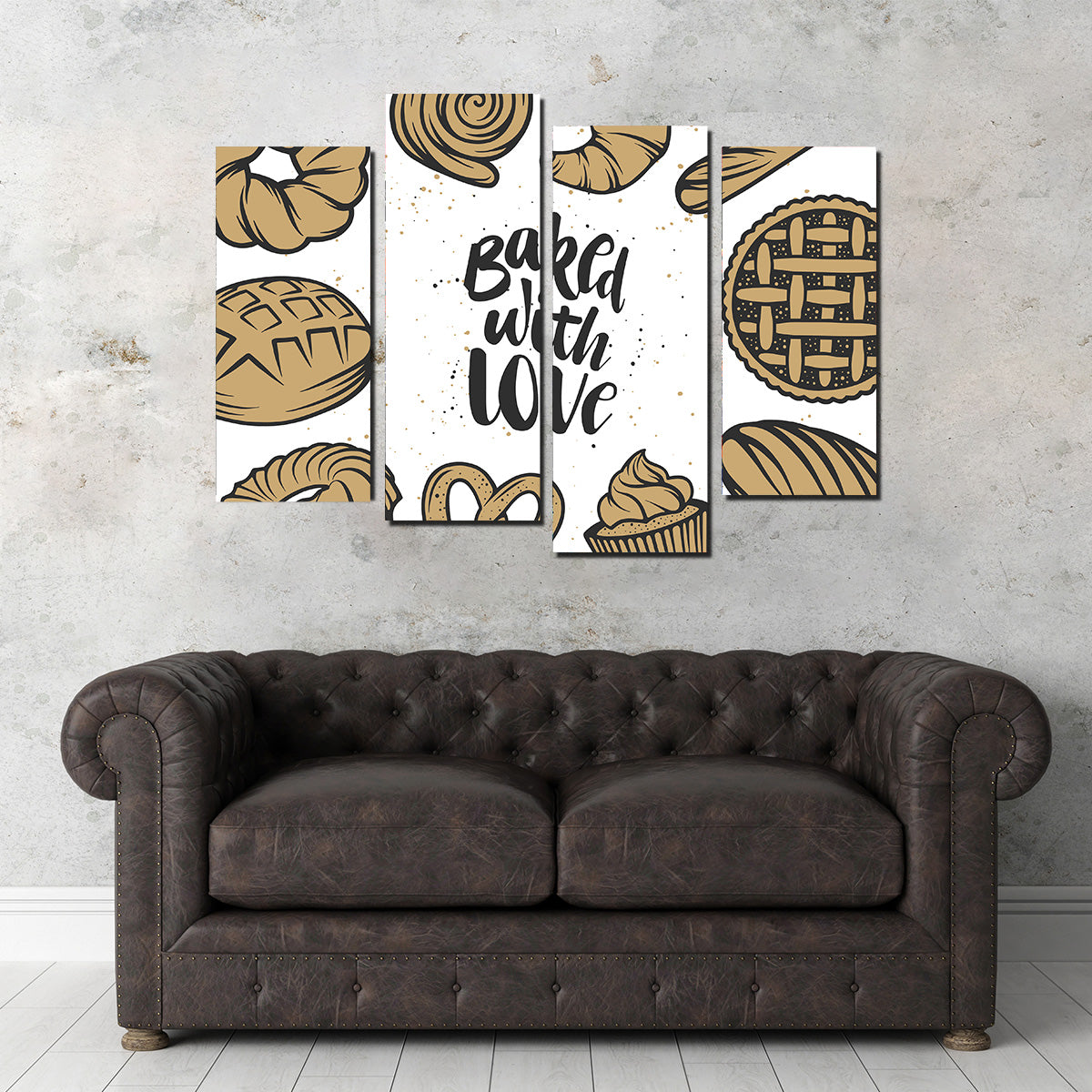 Exquisitely Baked With Love Wall Art for Home Decor