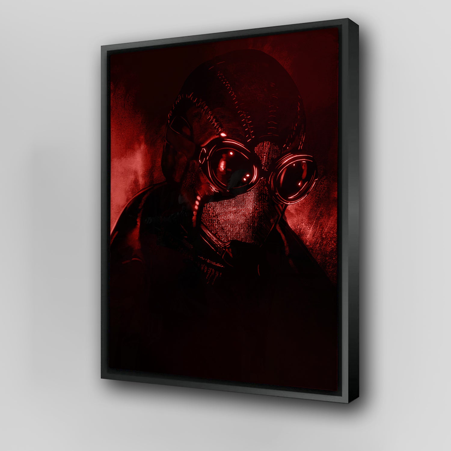 Exquisite Noir In Red Wall Art by Andy Brackpool