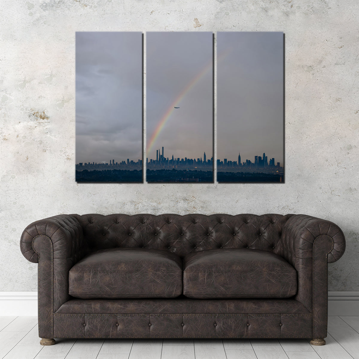 Stunning NYC Rainbow 2 Wall Art by Dennis Maida