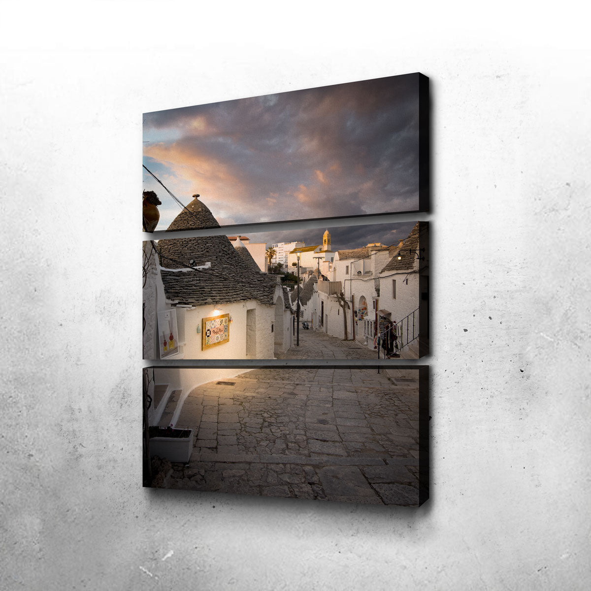 Stunning Alberobello Wall Art by Enzo Romano