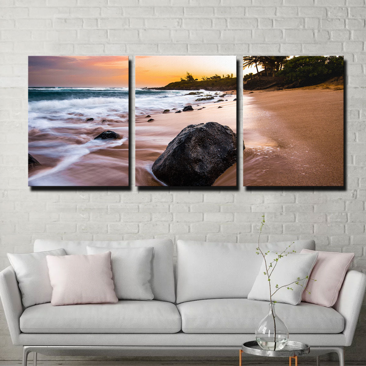 Exquisite Smooth Shore Wall Art by Lucas Moore