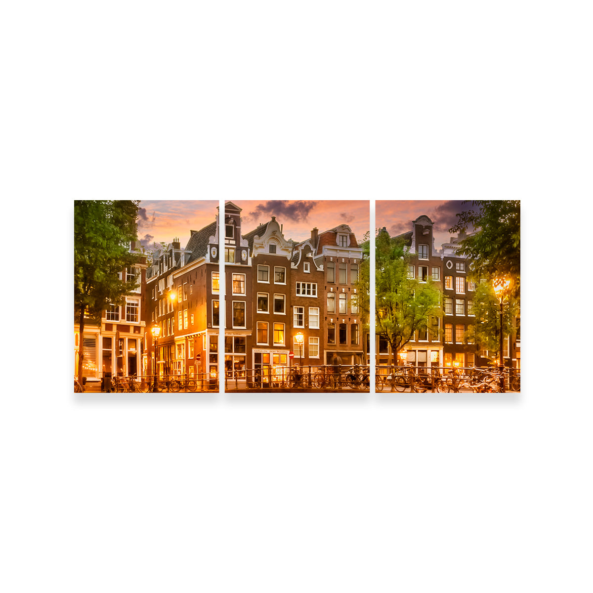 Exquisite Amsterdam Impression From Singel Wall Art by Melanie Viola