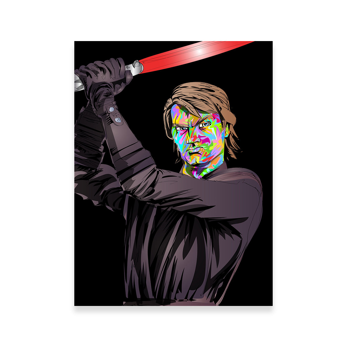 Stunning Anakin Skywalker Clone Wars Wall Art for Your Home Decor