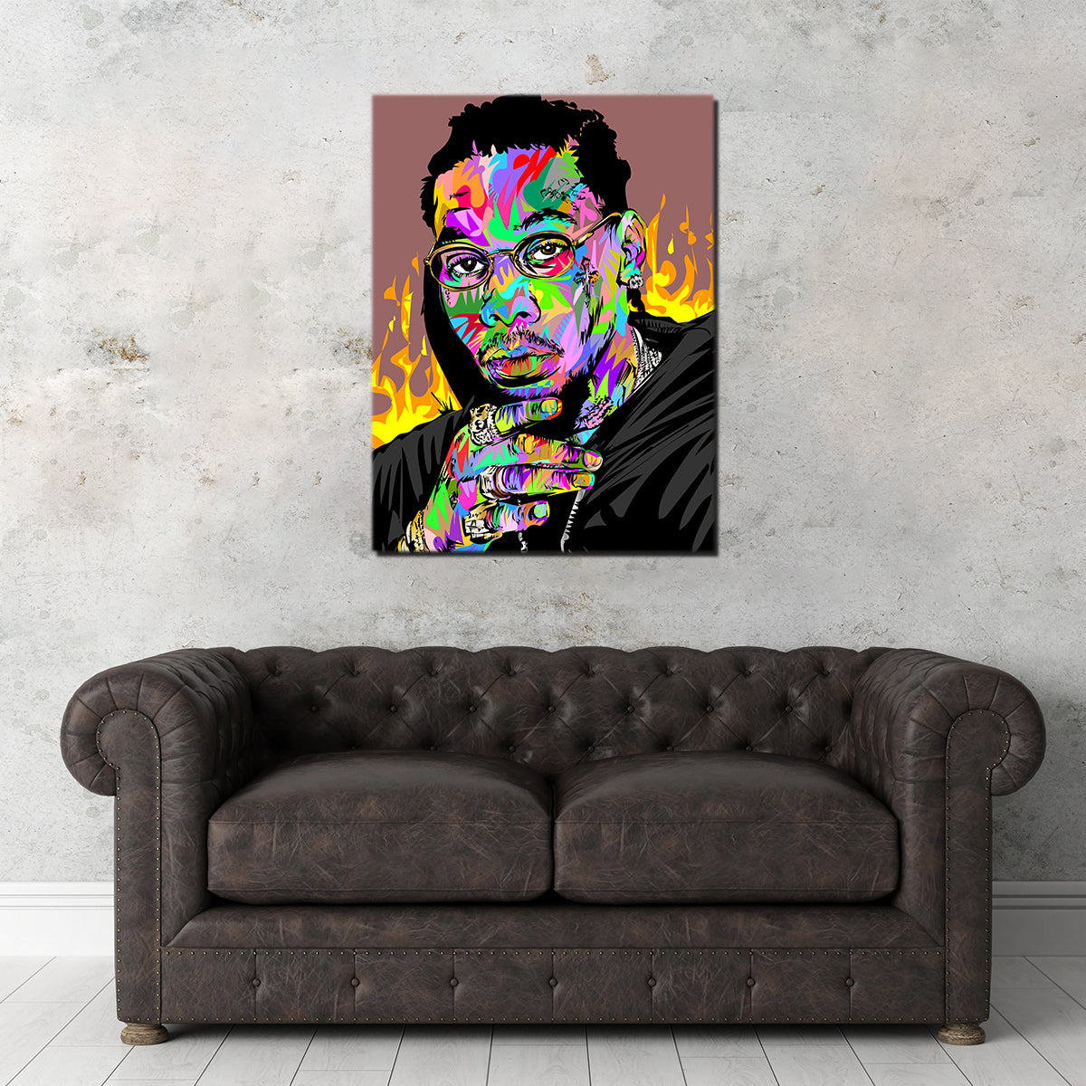 Stylish Offset Wall Art for Modern Interiors