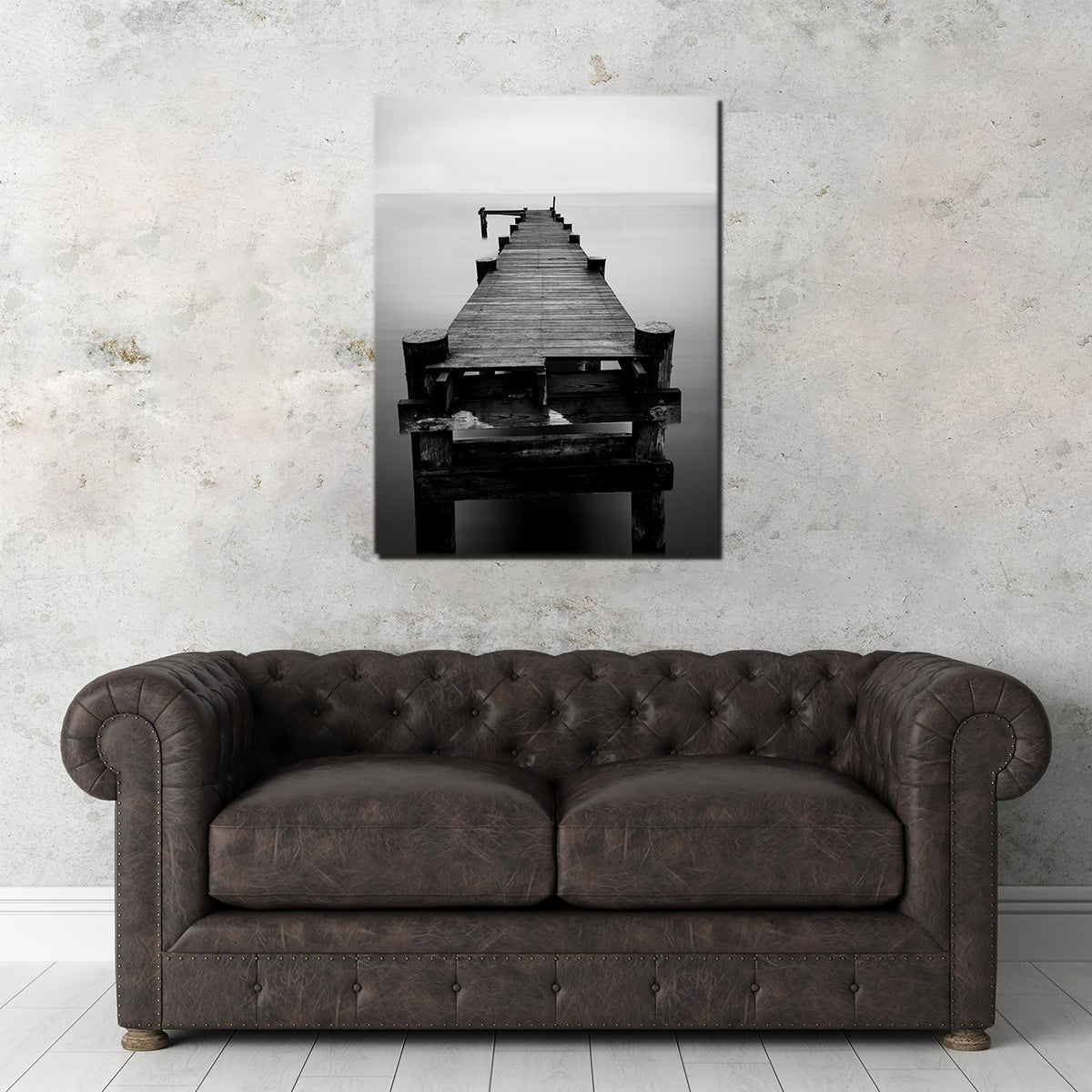 Exquisite Pierside Wall Art by Dennis Maida