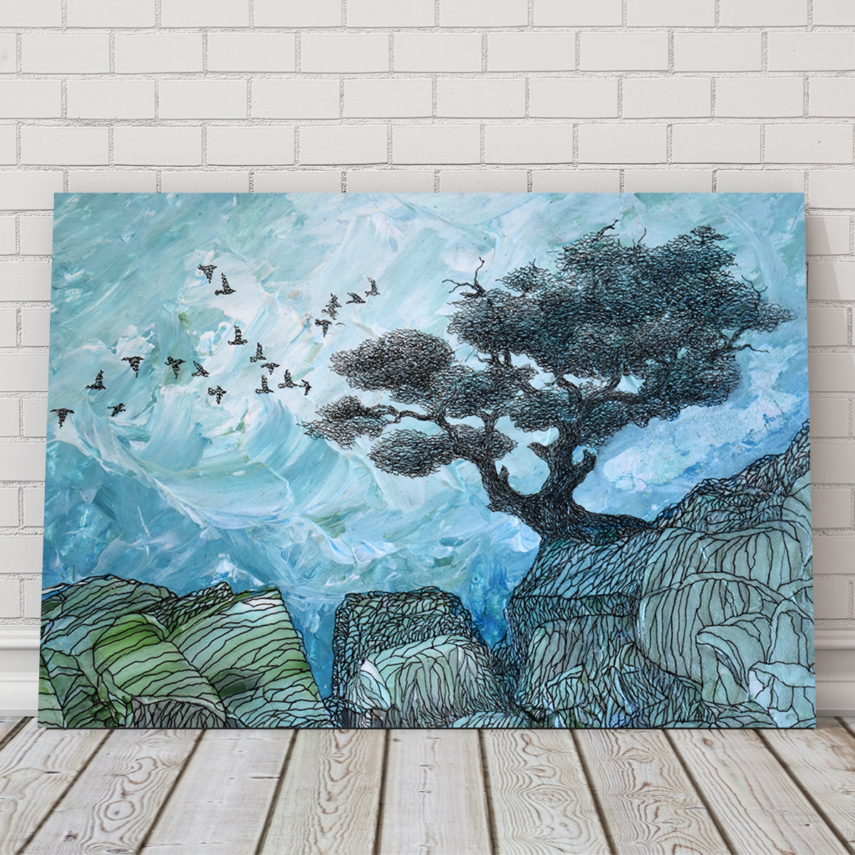 Alone, Captivating Content Wall Art by Gerry Segismundo