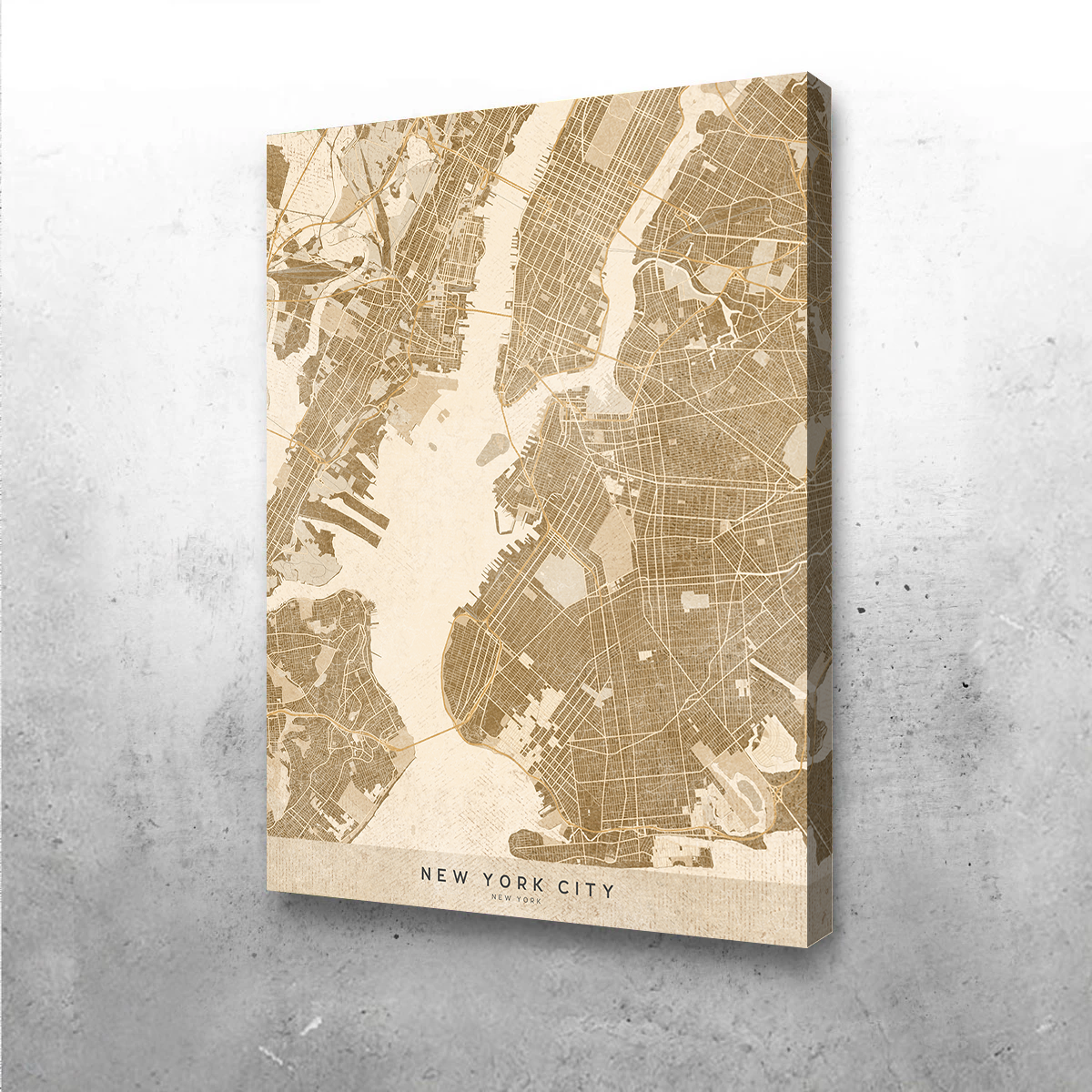 Stunning Sepia New York City Wall Art by Blursbyai