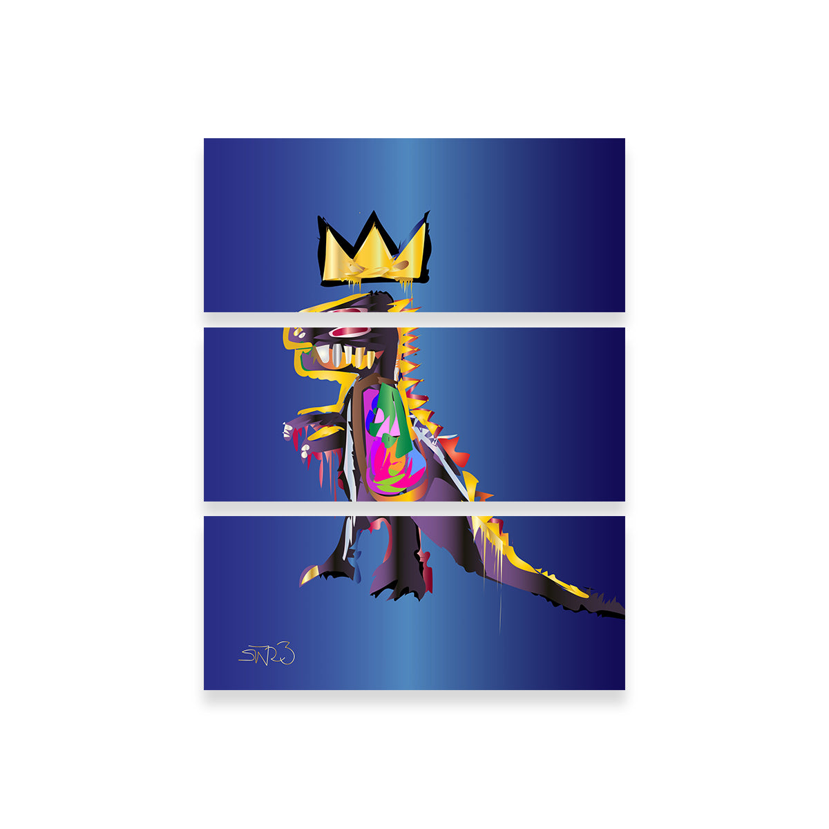 Stunning Basquiat Dinosaur Wall Art for Striking Home Decor
